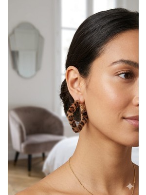 Tılsım Accesories Leopar Küpe