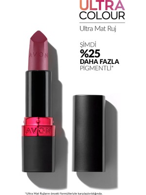 Avon Ultra Mat Ruj Berry Blast Stick Formda Mat Etki ile 100% Rahat Kullanım Sunar