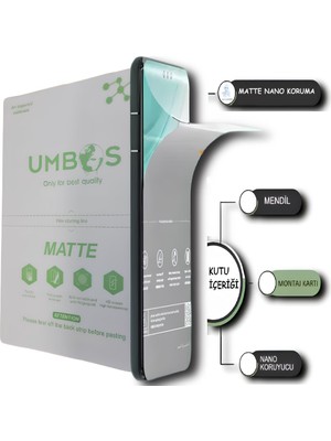 Vivo X200 PRO NANO Ekran Koruyucu MAT NANO ULTRA İnce Esnek - Umbos