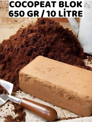 Hindistan Cevizi Torfu Cocopeat Tuğla Blok 10 Litre
