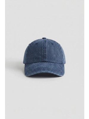 Abluka Online Unisex Basic Yıkamalı Beyzbol Şapka Lacivert