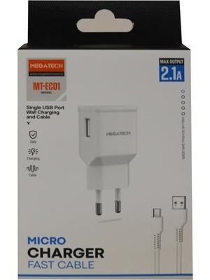 Megatech EN-685 20WATT Pd+Usb USB To Type-C Kablolu Şarj Cihazı