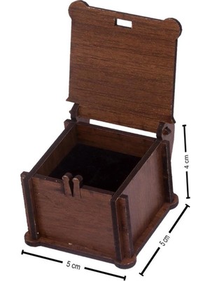 LTG Nova Seni Seviyorum Figürlü Ahşap Yüzük Kutusu