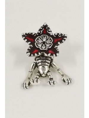 Fubena Stranger Things Demogorgon Gümüş Charm