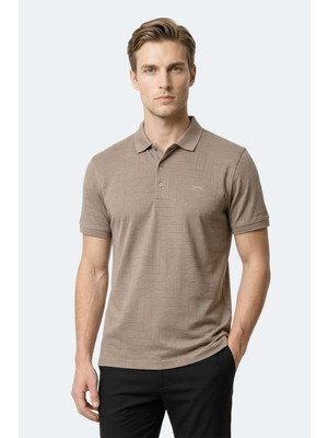 Slazenger Zany Erkek Polo Yaka Siyah Tişört
