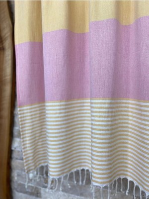 Bohemania Organik Pamuk 90X190 Pembe Peştemal