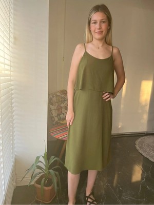 Bohemania Askısı Ayarlanabilir Halter Yaka Elbise