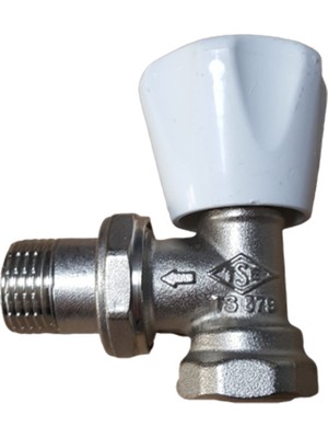 Kalde Ağır Tip Köşe Radyatör Vanası 1/2" Kolay Montaj Özelliği ile Dayanıklı Parça
