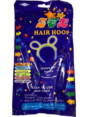 Nemere Taç Fosforlu Taç Pembe Renk 12 Adet