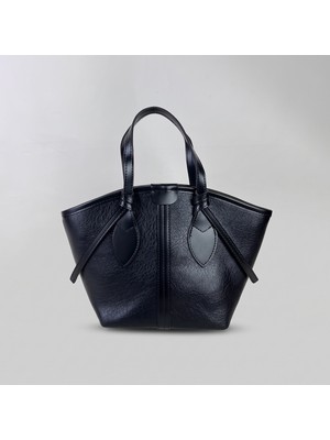 Madame Düğüm Detaylı| Dokulu | Deri Görünümlü | Kadın El ve Omuz Çantası