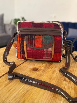 Bohemania Iran Işi El Yapımı Gül Kurusu Günlük Bohem Kilim Çanta