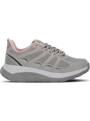 Slazenger Emeka Kadın  Beyaz / Gri Koşu & Yürüyüş Spor Ayakkabısı