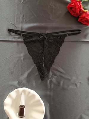 Zena Underwear Sandy Tanga Önü Dantel Detaylı Şık Kadın Iç Giyim Külot