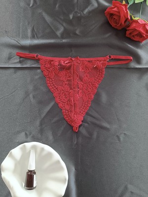 Zena Underwear Sandy Tanga Önü Dantel Detaylı Şık Kadın Iç Giyim Külot