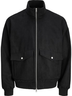 Jack & Jones Jprccdarren Bomber Erkek  Siyah Mont & Kaban