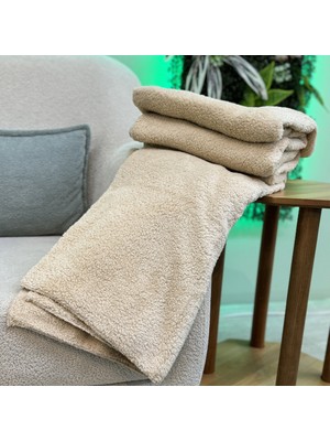 Esnature Wellsoft Peluş Polar Tüylenmez Dört Mevsim Tek Kişilik Kafe Televizyon Battaniyesi 140X190 cm