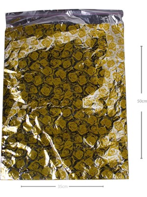 LTG Nova 35*50 Metalize Hediye Poşet Paketi 100'LÜ