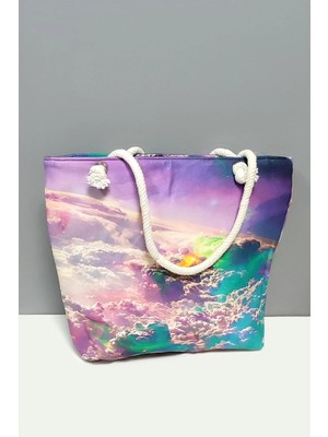 LTG Nova Satürn Desenli Plaj Çantası