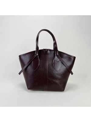 Madame Düğüm Detaylı| Dokulu | Deri Görünümlü | Kadın El ve Omuz Çantası