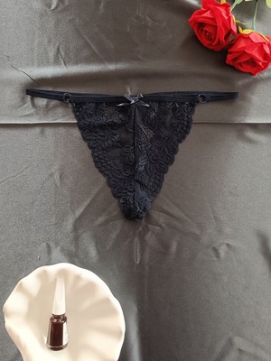 Zena Underwear Sandy Tanga Önü Dantel Detaylı Şık Kadın Iç Giyim Külot