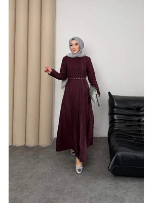 Mihran Butik Quenn Model Coupra Model Kumaş Kemer Detaylı Elbise
