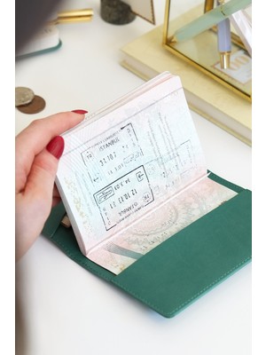 Matt Notebook Pasaport Kılıfı Koyu Yeşil