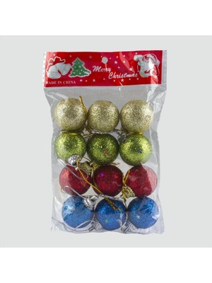 LTG Nova 12'li Simli Minik Cici Top Yılbaşı Ağaç Süsü