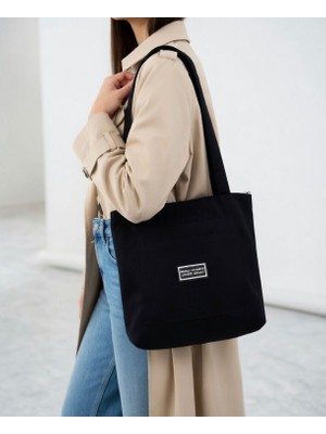 Addy Essential Black Tote Siyah Omuz Çantası