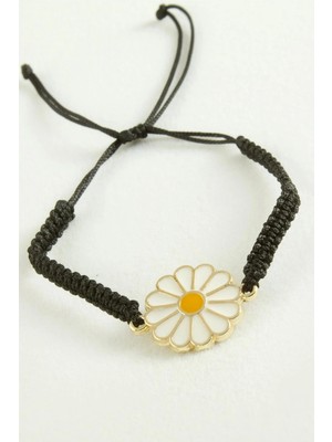 LTG Nova Papatya Makrome Ip Bileklik