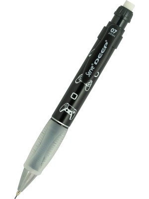 Serve Deep Metalik Siyah Versatil Kalem Sketch Serisi 0.7mm Yumuşak Kavrama ile Rahat Kullanım