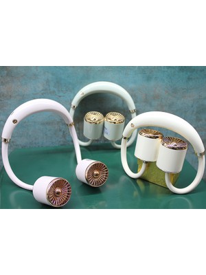 Ttt Pastel Renk Şarjlı Boyun Fanı Vantilatör 3 Kademeli