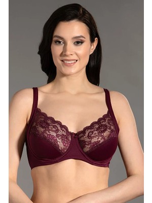 NEWBRA LINGERIE Minimizer Balenli Dantelli Toparlayıcı Sütyen 6000