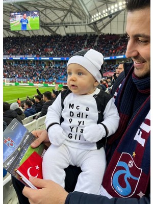 Gürcan Bebe Yeni Doğan Unisex Bebek Dört Parça Zıbıntakım