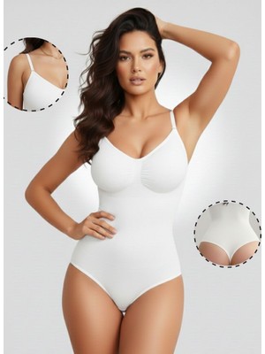 Mistirik Mimola Model Göbek Karın Toparlayıcı Korse Etkili Alttan Zıbınlı String Body