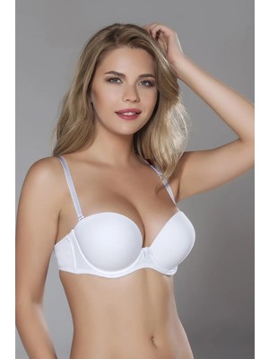 Moonlight 2152 Straplez Push-Up Cotton Destekli Pamuklu Sütyen