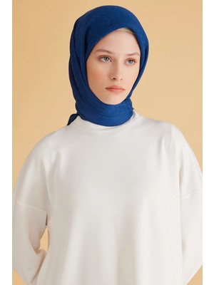 Belli Geometrik Desen Veyra Saks Eşarp 1