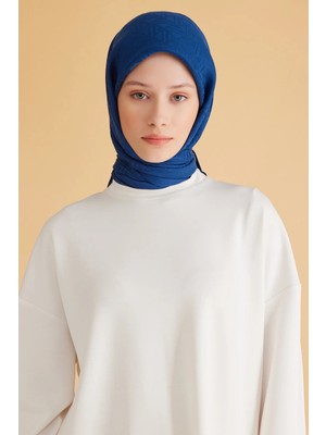 Belli Geometrik Desen Veyra Saks Eşarp 2