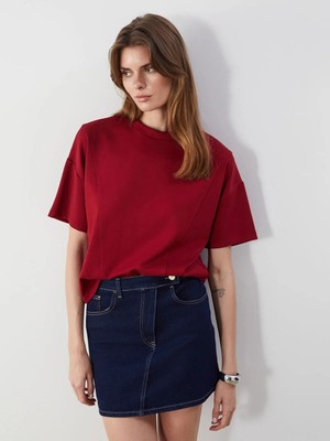 Lc Waikiki Yeni Sezon Bisiklet Yaka Kadın Crop