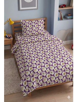 MUK's Beauty Tools Tek Kişilik Nevresim Takımı 3 Parça 160X220 Nevresim 100X200 Çarşaf 50X70 Yastık Kılıfı %100 Pamuk