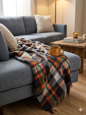 Bella Home Tek Kişilik Scotch  Battaniye Tv Battaniyesi