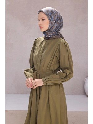 Belli Etnik Desen Premıum Soft Vizon Eşarp 5