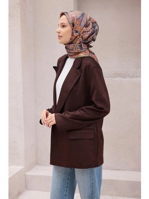 Belli Etnik Desen Ipek Eşarp 4202D (Twıll) Mint - 82