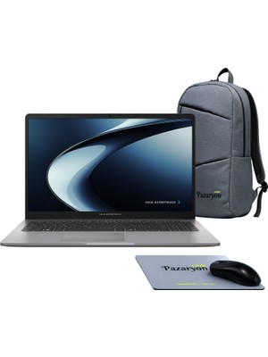 Asus Expertbook P1, Core i5-13420H, 16GB RAM, 512GB SSD, 15.6" Win11+Office (Çanta&Mouse Hediyeli)