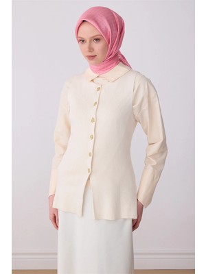 Belli Pembe Klasik Desen %100 Twill Ipek Eşarp 4317-55