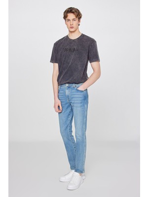 Wrangler Slim Fit Normal Bel Denim Esnek Jeans Erkek Kot Pantolon MW12S005 410