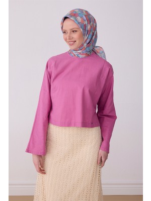 Belli Kırmızı Çok Renkli Obje Desen %100 Twill Ipek Eşarp 4313-34