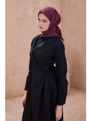 Belli Geometrik Desen Paulista Bordo Eşarp 9