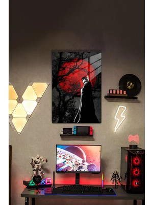 Kırmızı Ay Altında Guts – Minimal Berserk Hd Metal Poster
