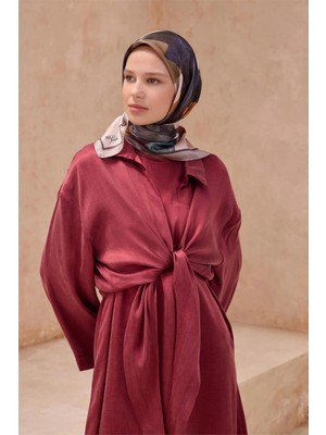 Belli Fresh Geometrik Krem Kristal Eşarp 2012