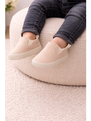 Nipperland Erkek Bebek Makosen Ayakkabı 2215 Bej 17-18-19 No